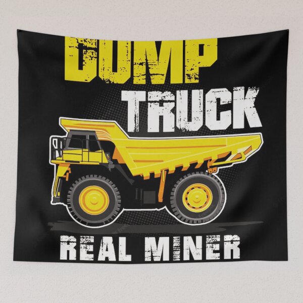 Item preview, Dump Truck Heavy Equipment - Mining and Construction Machine Design designed and sold by BubbleSpy.