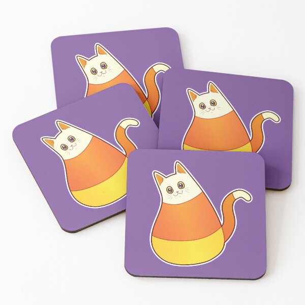 Item preview, Candy Corn Cat designed and sold by llamasonthellam.