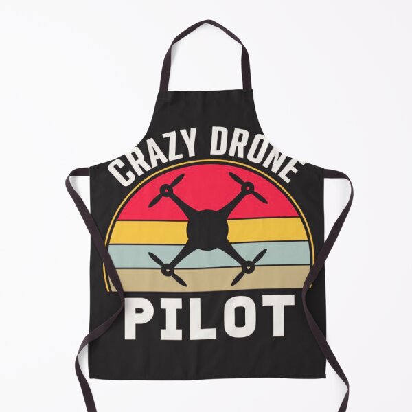 Item preview, Crazy Drone Pilot - Fun and Adventurous UAV Operator Design designed and sold by BubbleSpy.