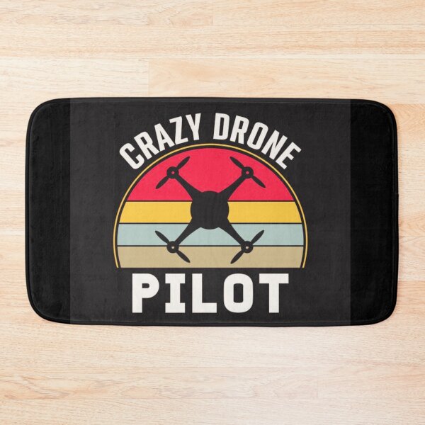 Item preview, Crazy Drone Pilot - Fun and Adventurous UAV Operator Design designed and sold by BubbleSpy.