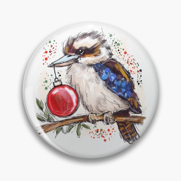 Item preview, Christmas Kookaburra designed and sold by TraceyMackieArt.