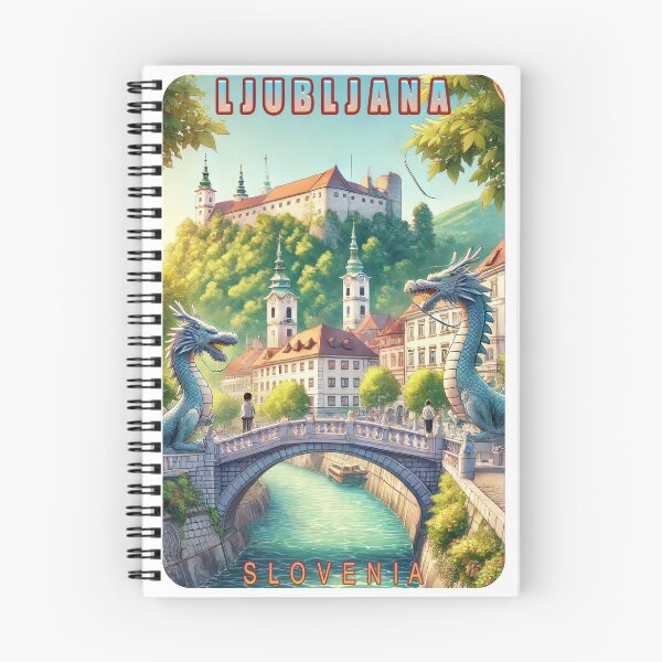 Artikelvorschau, Ljubljana - Slowenien entworfen und verkauft von WhereTheFunIs.