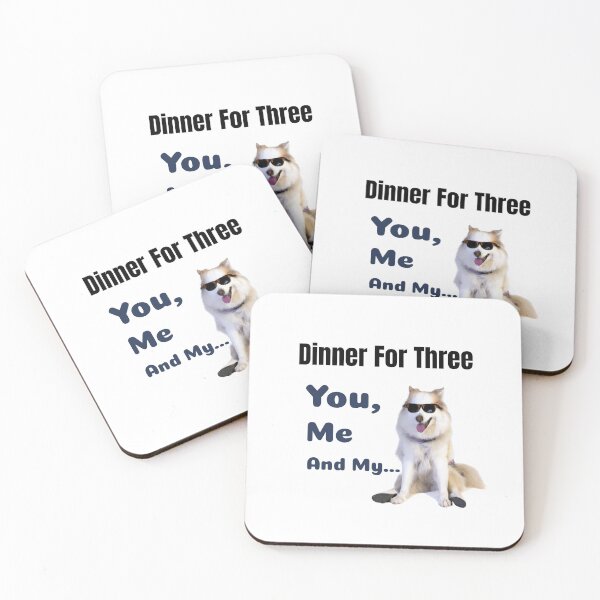 Item preview, Dinner With Eskimo Dog designed and sold by trendyteetop.