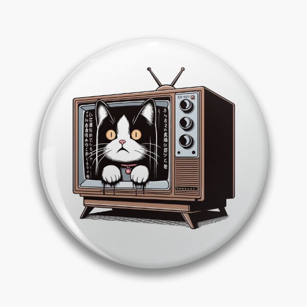Item preview, Scary Cat on the Television designed and sold by Ikibrai.