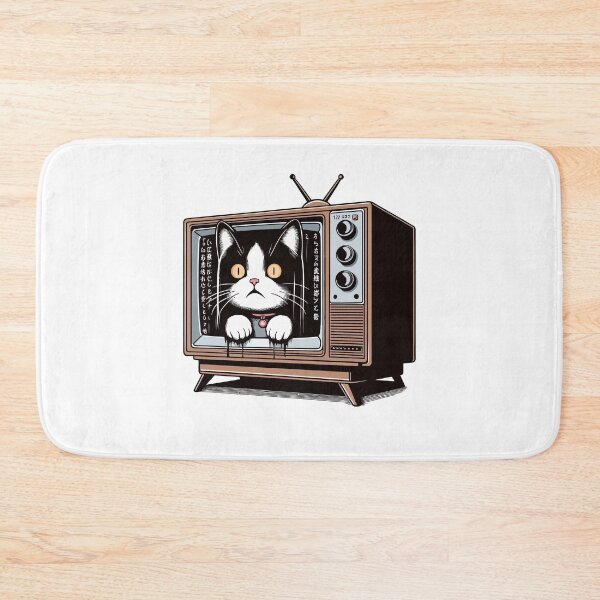 Item preview, Scary Cat on the Television designed and sold by Ikibrai.