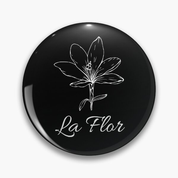 Artikelvorschau, Spanisches Wort Blume - La Flor entworfen und verkauft von ColorfulPrints.