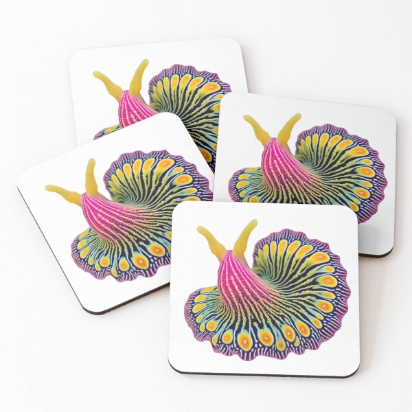 Item preview, MY PET SEA SLUG NUDIBRANCH -Jessica- Exotic Fantasy Ocean Sea Marine Invertebrate Wild Animal Lover GIFT designed and sold by Spinning Plates 360.