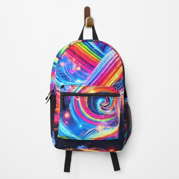 Item preview, Galactic Ribbon - Neon Flow of Celestial Colors II designed and sold by WheelieGdArt.