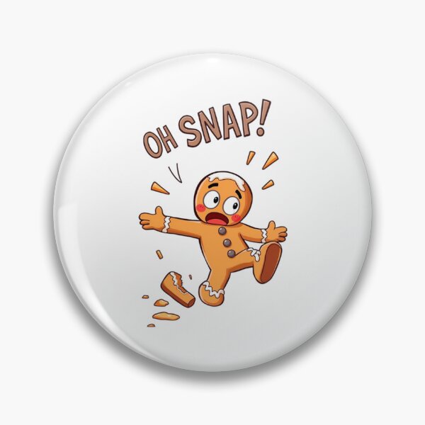 Item preview, Oh Snap! Gingerbread Man Funny Design designed and sold by damiang.