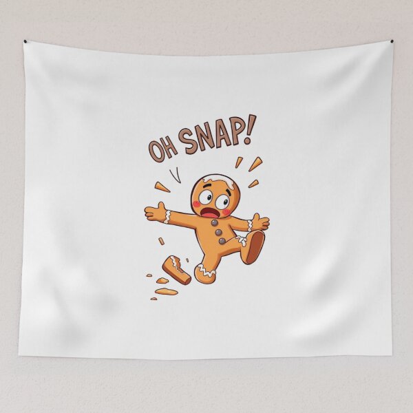 Item preview, Oh Snap! Gingerbread Man Funny Design designed and sold by damiang.