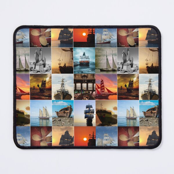 Item preview, Ship Photo Collage designed and sold by ColorfulPrints.