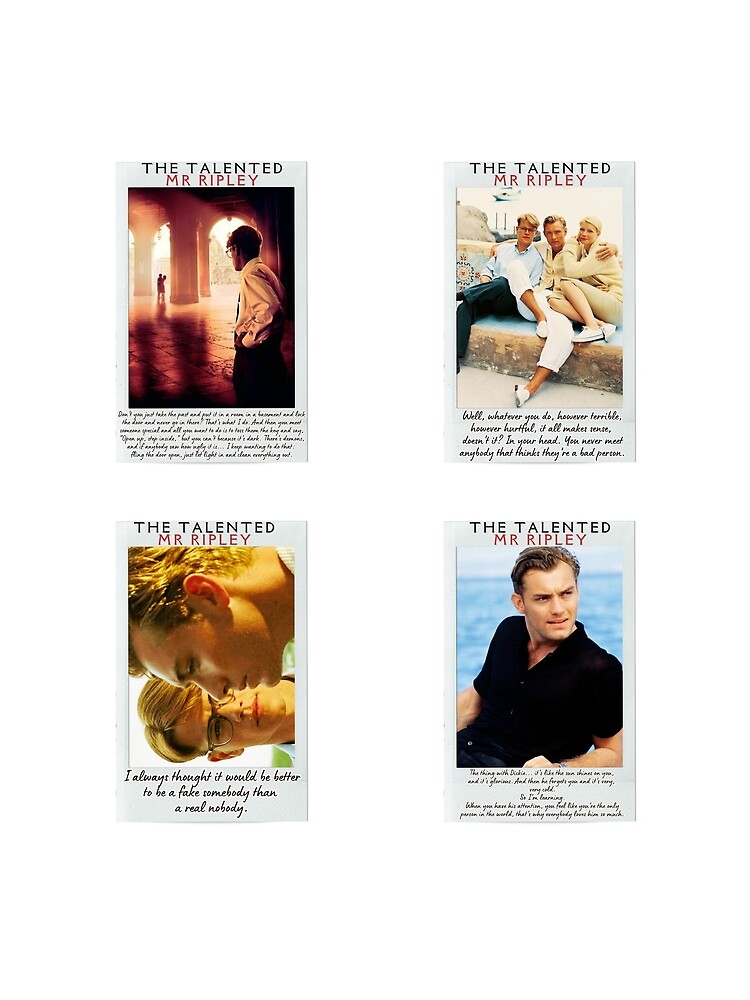 Thumbnail 3 of 3, Scarf, The Talented Mr Ripley HD Sticker Set / T Shirt designed and sold by Designsleashed.