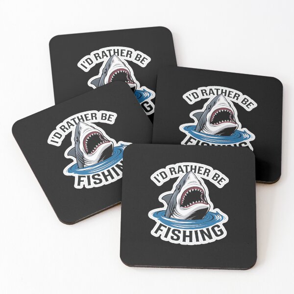 Item preview, I'd Rather Be Fishing Shark Design designed and sold by Peter Stawicki.