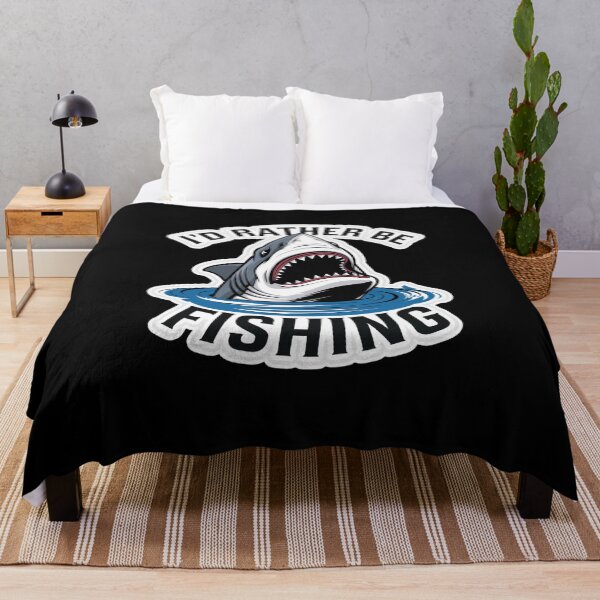 Item preview, I'd Rather Be Fishing Shark Design designed and sold by Peter Stawicki.
