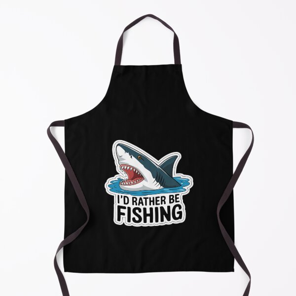 Item preview, I'd Rather Be Fishing Great White Shark Design designed and sold by Peter Stawicki.