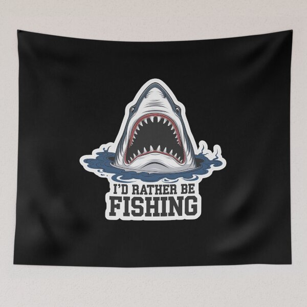 Item preview, I'd Rather Be Fishing Black Mouth Design designed and sold by Peter Stawicki.