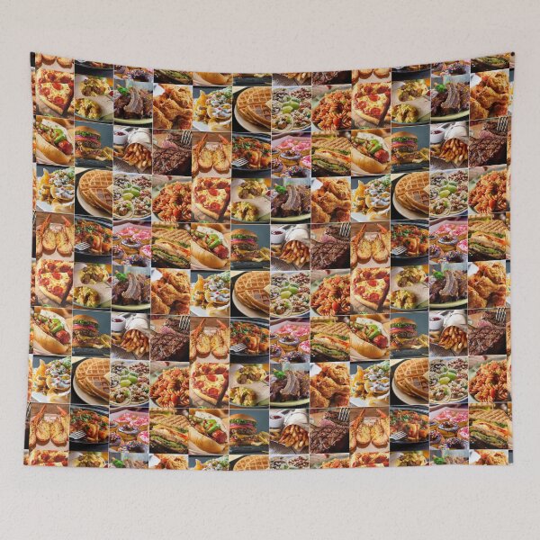 Item preview, Mouthwatering Food Lovers Collage designed and sold by ColorfulPrints.