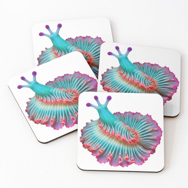 Item preview, MY PET SEA SLUG NUDIBRANCH -Malia- Exotic Fantasy Ocean Sea Marine Invertebrate Wild Animal Lover GIFT designed and sold by Spinning Plates 360.