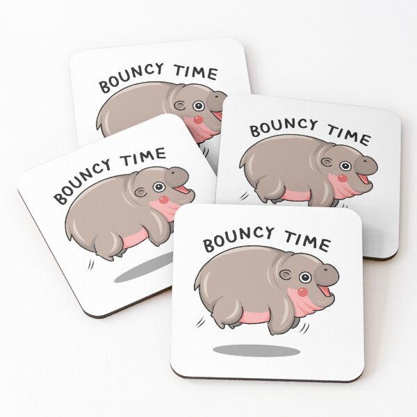 Item preview, Bouncy Pygmy Hippo designed and sold by sisidea.