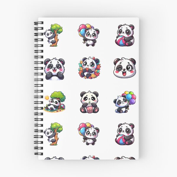 Item preview, Funny Pandas Sticker Set 2 designed and sold by OutLoudDesigns.