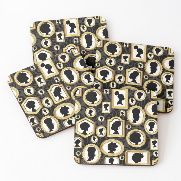 Item preview, african beauty vintage damask cameo  designed and sold by Gossip Rag.