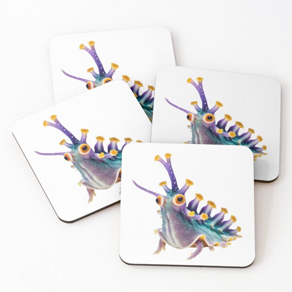 Item preview, MY PET SEA SLUG NUDIBRANCH -Mike- Exotic Fantasy Ocean Sea Marine Invertebrate Wild Animal Lover GIFT designed and sold by Spinning Plates 360.