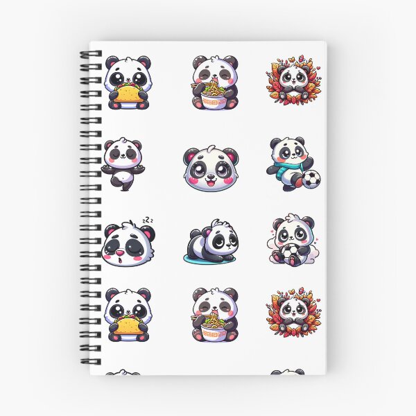 Item preview, Funny Pandas Sticker Set 3 designed and sold by OutLoudDesigns.