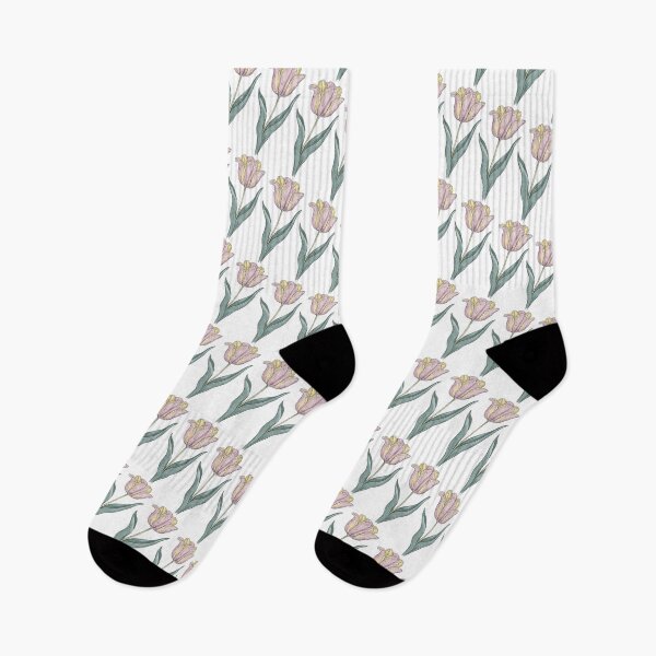 Item preview, Hand-Drawn Tulip Illustration | Tulip Floral Art on White Background designed and sold by Mographic997.