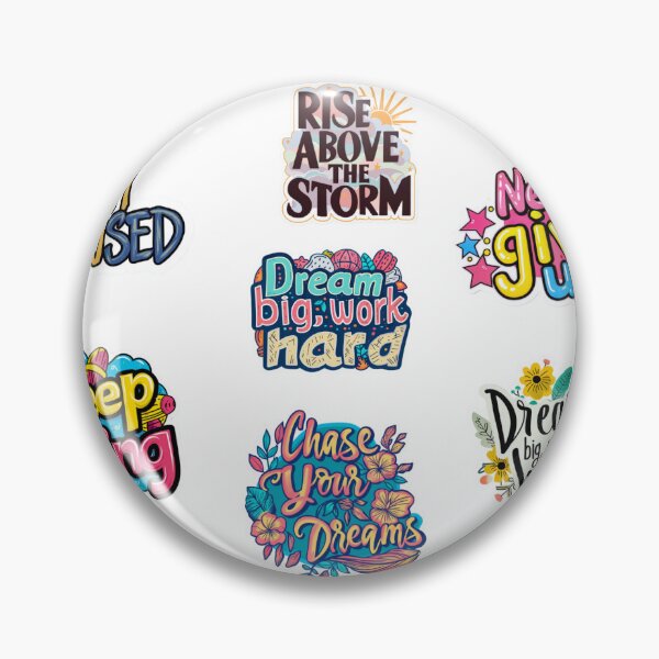 Item preview, Motivational Quotes sticker set designed and sold by OutLoudDesigns.