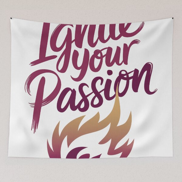 Item preview, Ignite Your Passion - Motivational Design designed and sold by Pearlsiwa.