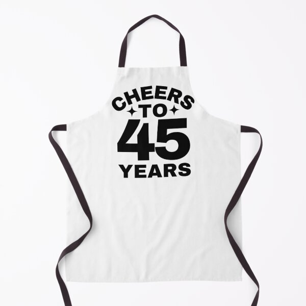 Item preview, Cheers to 45 Years - Birthday or Anniversary Celebration designed and sold by highflycrafts.