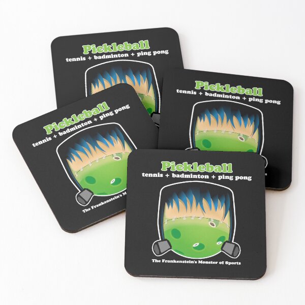 Item preview, Pickleball is Tennis plus Badminton plus Ping Pong - the Frankenstein's Monster of Sports designed and sold by GreenCarbon2112.