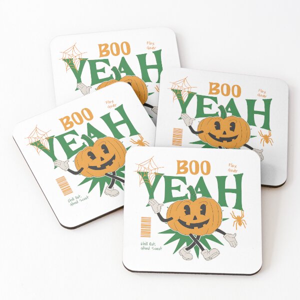 Item preview, BOO YEAH - Halloween Pumpkin Fun designed and sold by CRASHOUT CLUB.