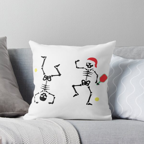 Artikelvorschau, Pickleball Weihnachten Tanzender Weihnachtsmann Skelett entworfen und verkauft von Chelsealuv Krigbaum.