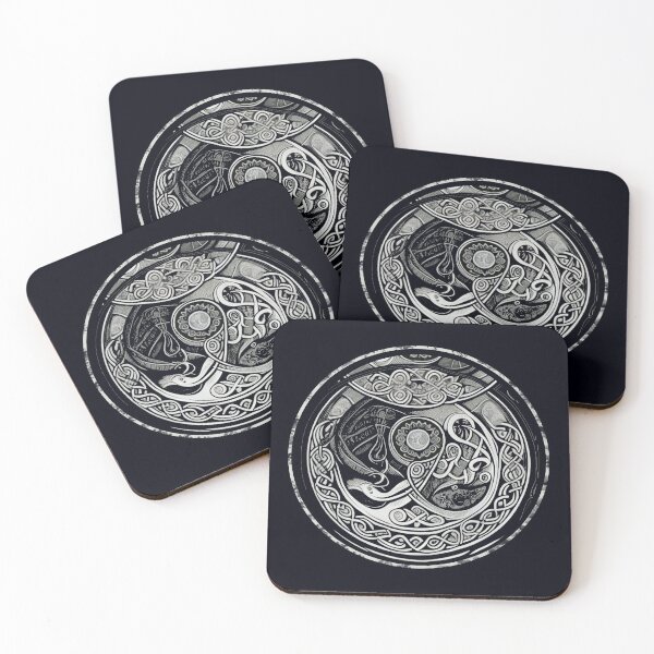 Item preview, Celtic Jormungandr Norse Mythology Celtic Knot Design designed and sold by AuroraXGreen.