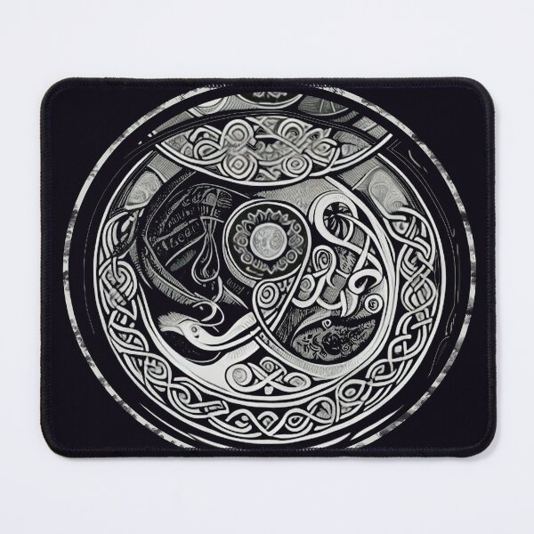 Item preview, Celtic Jormungandr Norse Mythology Celtic Knot Design designed and sold by AuroraXGreen.