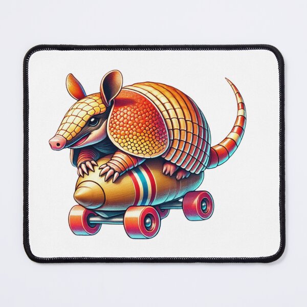 Item preview, Speedy Armadillo Pop Art on Roller Wheels designed and sold by takeng07.