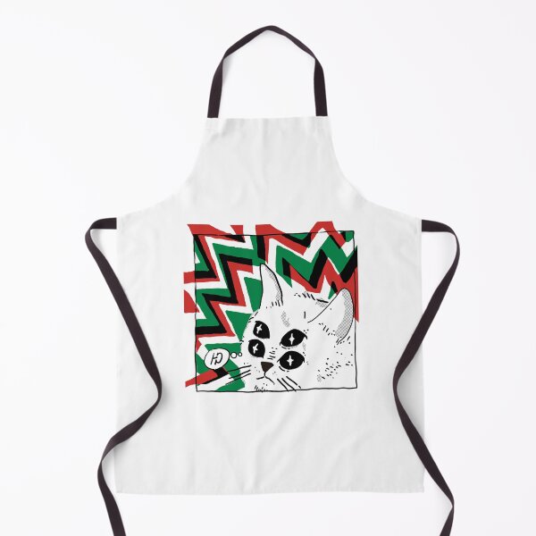 Item preview, Alien Cat with Psychedelic Background designed and sold by Potato-hen.