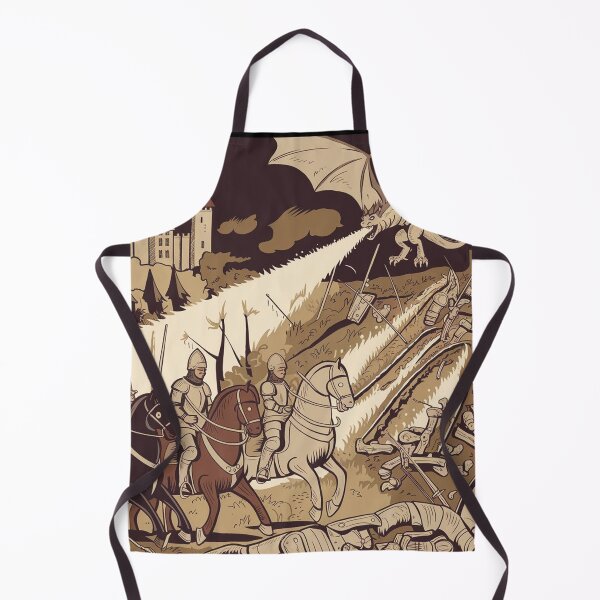Item preview, Epic Medieval Fantasy Battle with Dragon designed and sold by tutoo clothes.
