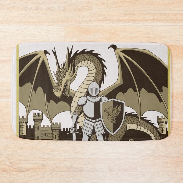 Item preview, Knight’s Standoff with Dragon - Epic Medieval Fantasy Art designed and sold by tutoo clothes.