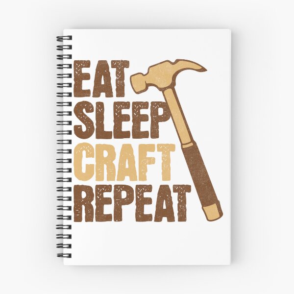 Item preview, Eat Sleep Craft Repeat DIY designed and sold by PrintCrafting.
