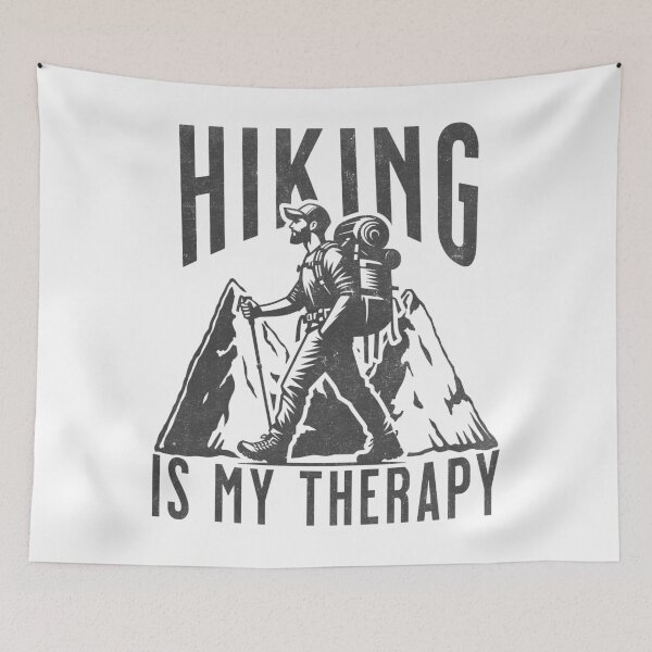 Item preview, Hiking Is My Therapy Outdoor Adventure designed and sold by PrintCrafting.