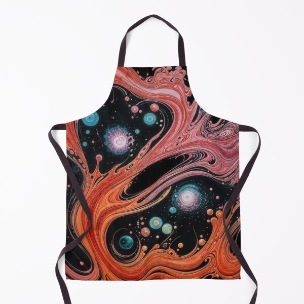 Item preview, Cosmic Swirl Repeating Pattern - AI Fantasy Digital Art Print designed and sold by KLP-Magick.