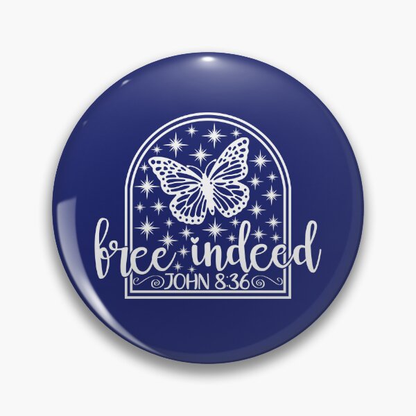 Item preview, Free Indeed Bible Verse John 8 36 designed and sold by simplydesignart.