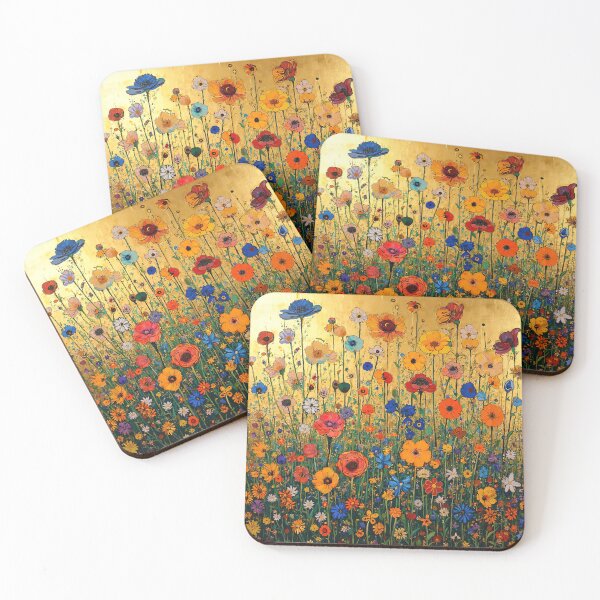 Item preview, Gustav Klimt Gold Garden designed and sold by maniacfitness.