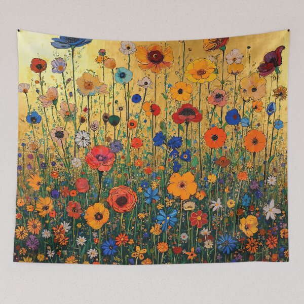 Item preview, Gustav Klimt Gold Garden designed and sold by maniacfitness.