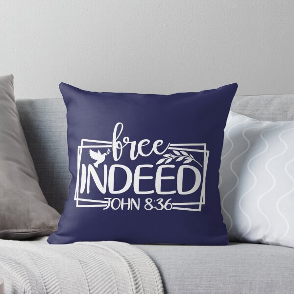 Item preview, Free Indeed - John 8 verse 36 designed and sold by simplydesignart.