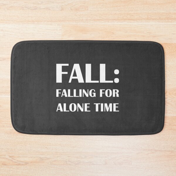 Item preview, Fall: Falling for Alone Time / Introvert Joke Funny T-Shirt Label designed and sold by introvertvibes.