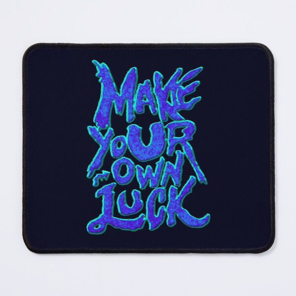 Item preview, Make your own luck - 3d typography designed and sold by ak3shay.