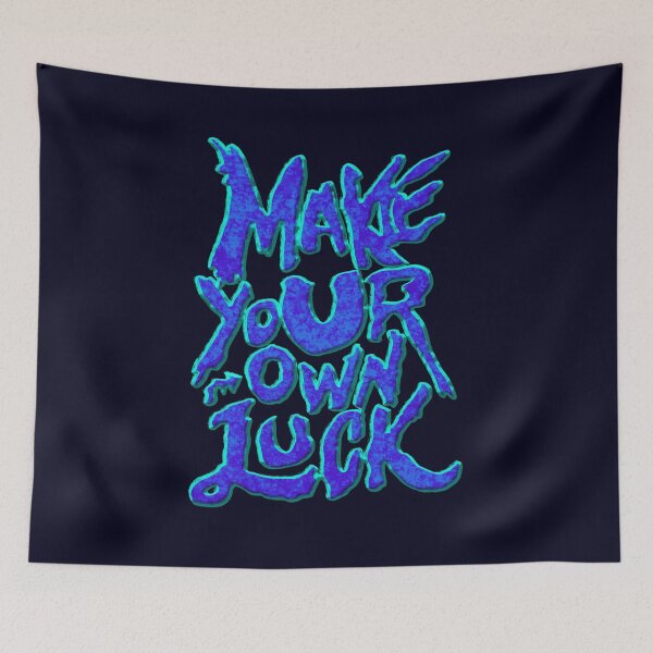 Item preview, Make your own luck - 3d typography designed and sold by ak3shay.